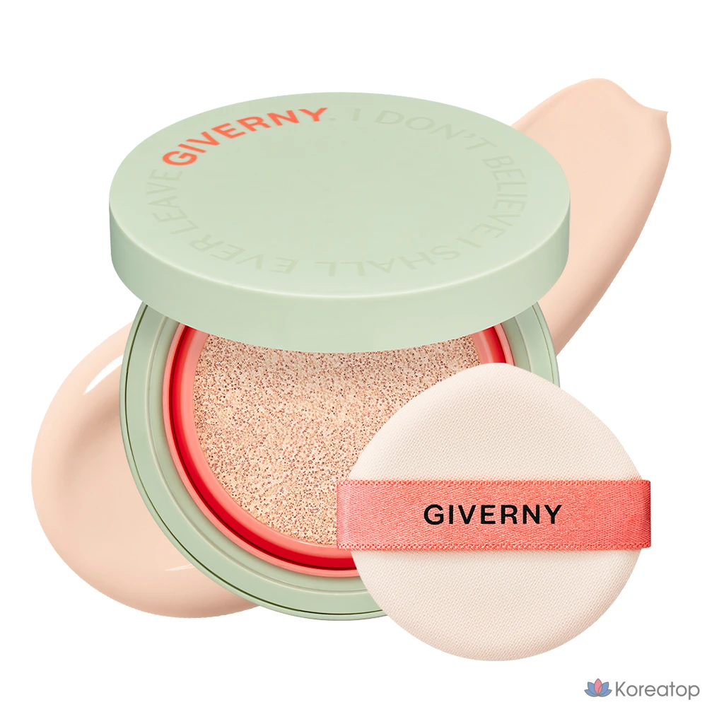 Тональная основа для подушки Giverny Close Cover, 12 г, фарфор 17C, 1 шт.
