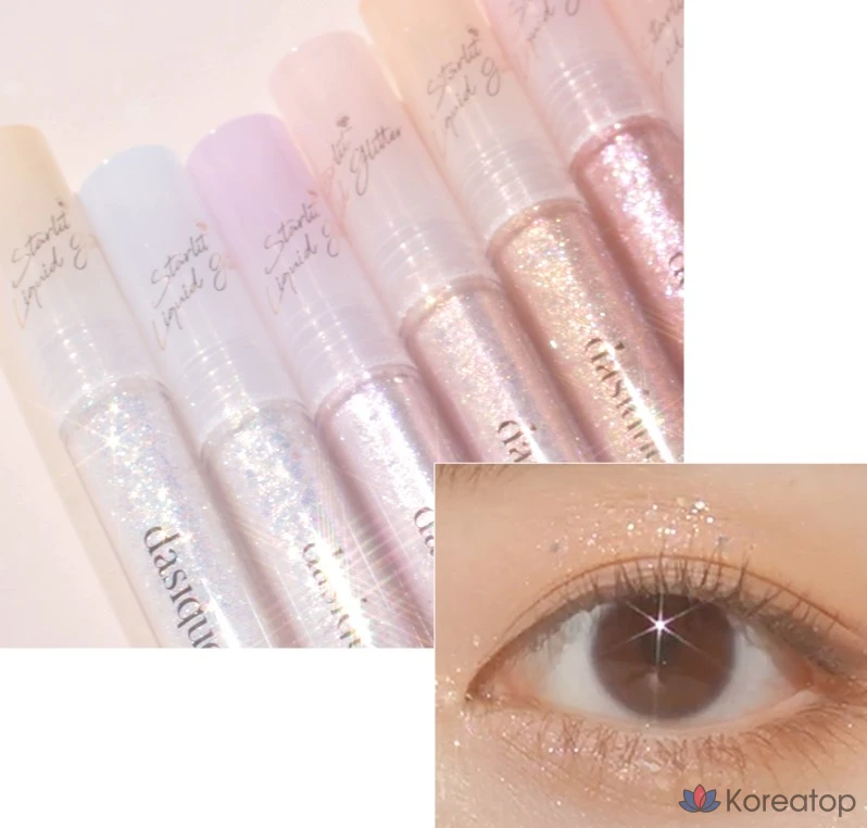 Жидкие блестки Dasique Starlit Jewel, 1,8 г, 2 конфеты в форме сердечек, 1 шт., фото 7