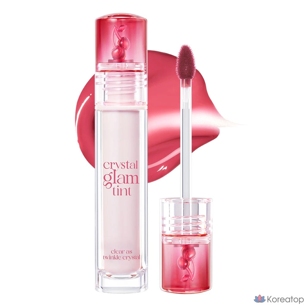 Clio Crystal Glam Tint, 027 Медовая вишня, 3,4 г, 1 шт.