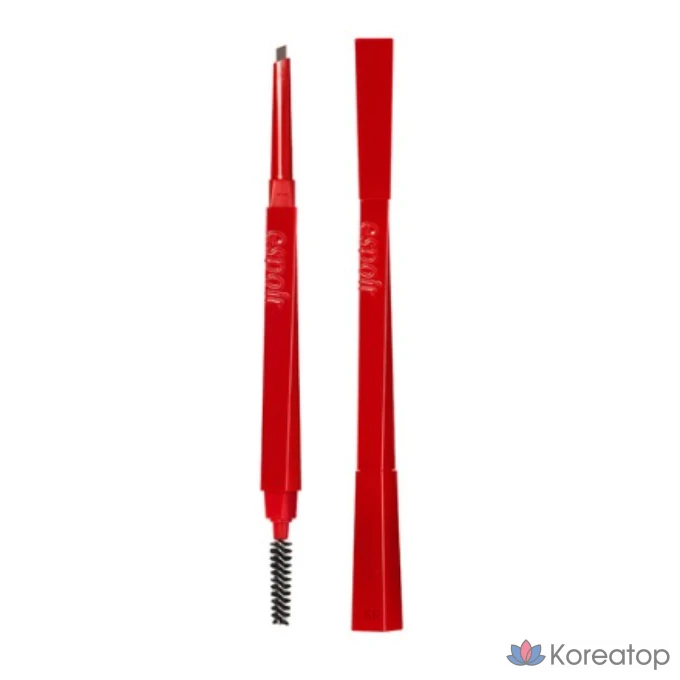 Карандаш для бровей Espoir The Brow Balance Pencil, 0,1 г, № 4, пепельно-коричневый (холодный оттенок), 1 шт.