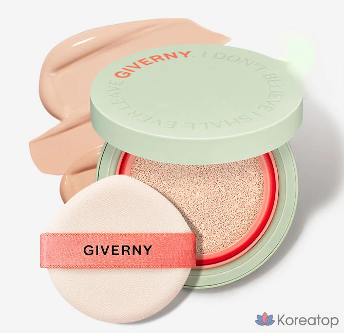 Тональная основа для подушки Giverny Close Cover, 12 г, фарфор 17C, 1 шт., фото 2
