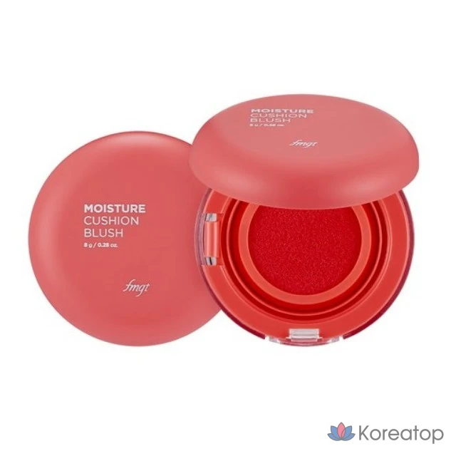 Увлажняющие румяна-кушон The Face Shop, 8 г, красный цвет, 1 шт.