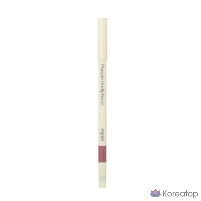 Карандаш для губ Espoir Plumpize Overlip Pencil 0,4 г, № 3, оттенок Rose Volume, 1 шт.