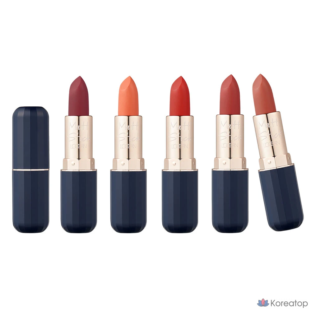 Помада-тинт L'OCEAN Smooth-Fitting Rev Matte Lip Tint Stick, оттенок 04 Neutral Cherry, оттенок 05 Brick Crush