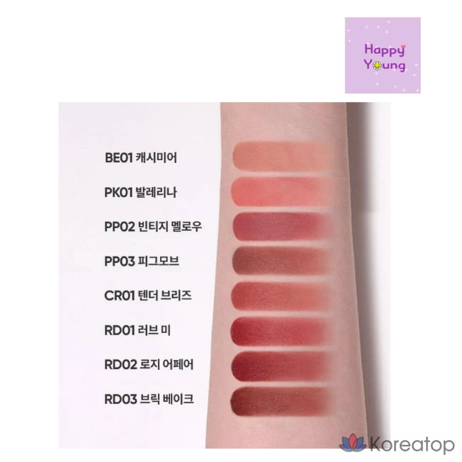 Тинт для губ Vanillaco Sheer Velvet Veil, 8 цветов, матовый, глубоко увлажняющий, 03 Pig Mauve, 1 шт., фото 3