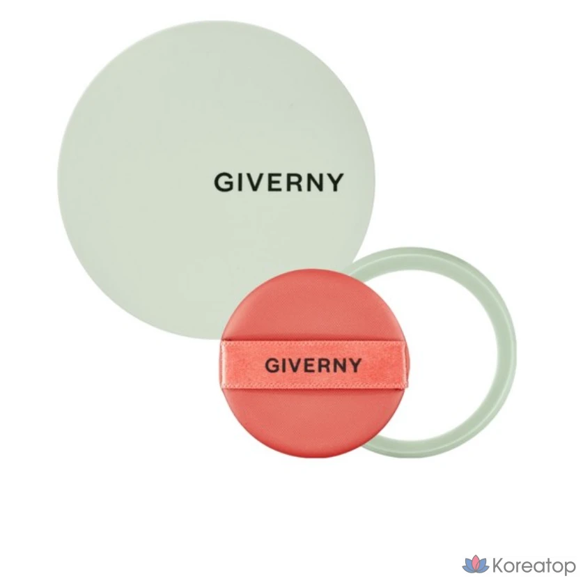 Тональный крем Giverny Close Cover Foundation Mini Portable, зеленый, 1 шт.