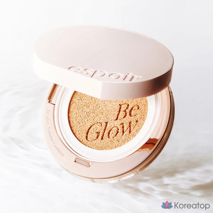 Набор из двух тональных кремов Espoir Biglow Volume Cushion Foundation 13 г + спонж Puff, № 21, цвет слоновой кости, 1 шт.