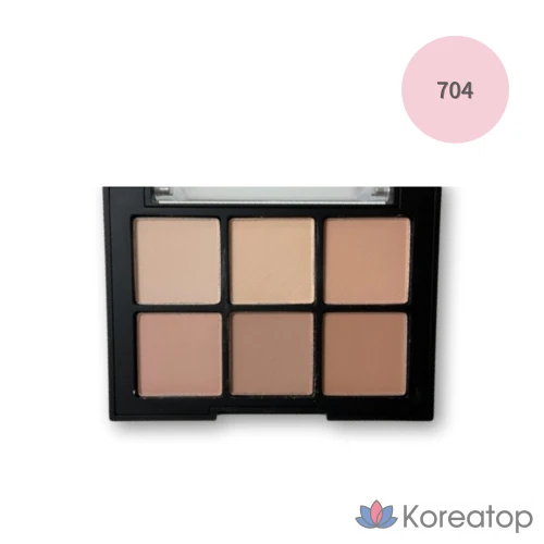 Палетка теней для век Dinto Blurfinish, 703 Edith Wharton, 1 шт.