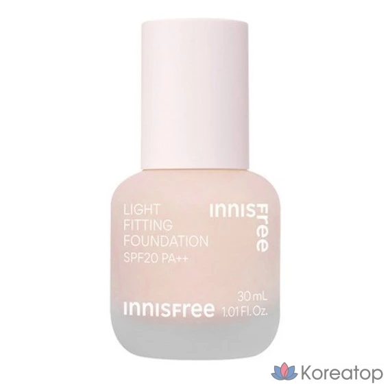 Тональный крем Innisfree Light Fitting Foundation 30 мл, 1 шт., 21C Роза Ваниль