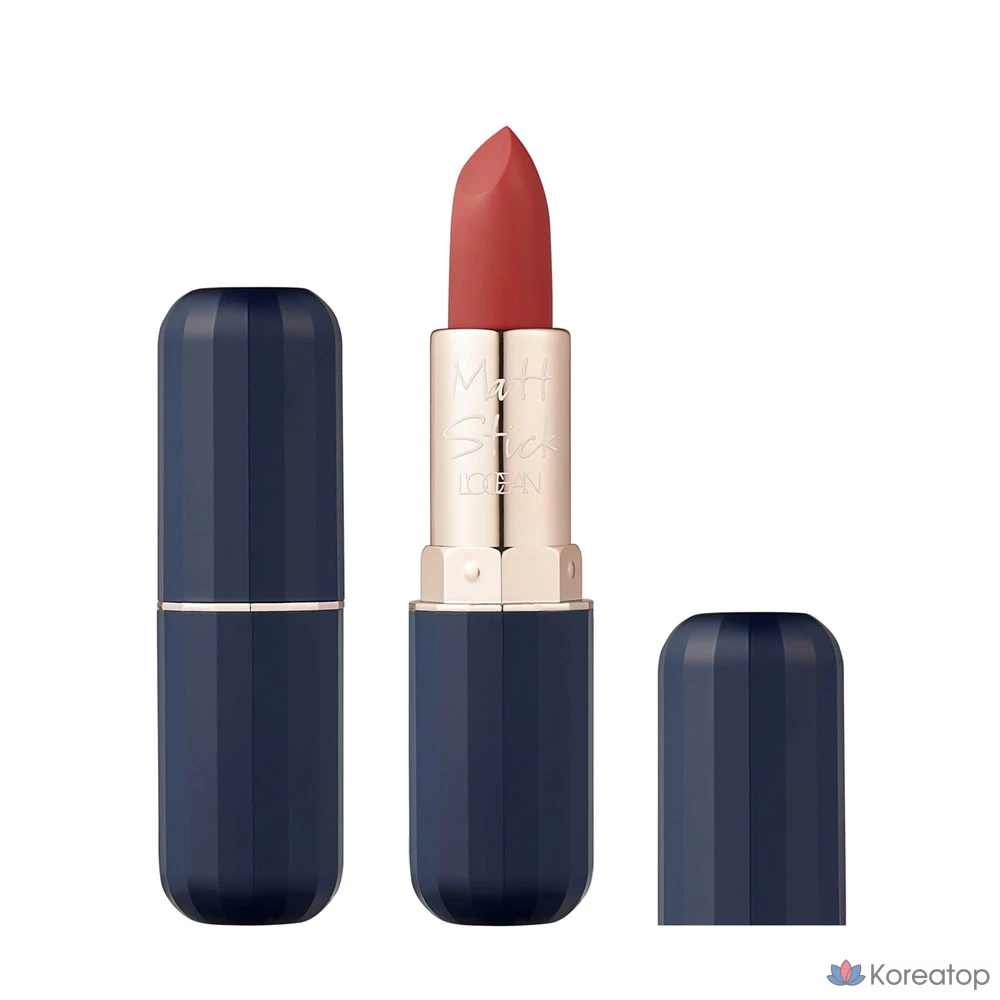 Помада-тинт L'OCEAN Smooth-Fitting Rev Matte Lip Tint Stick, оттенок 04 Neutral Cherry, оттенок 05 Brick Crush, фото 5
