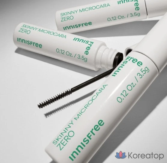 Тушь для ресниц Innisfree Skinny Mascara Zero, 3,5 г, № 1, черная, 1 шт., фото 2