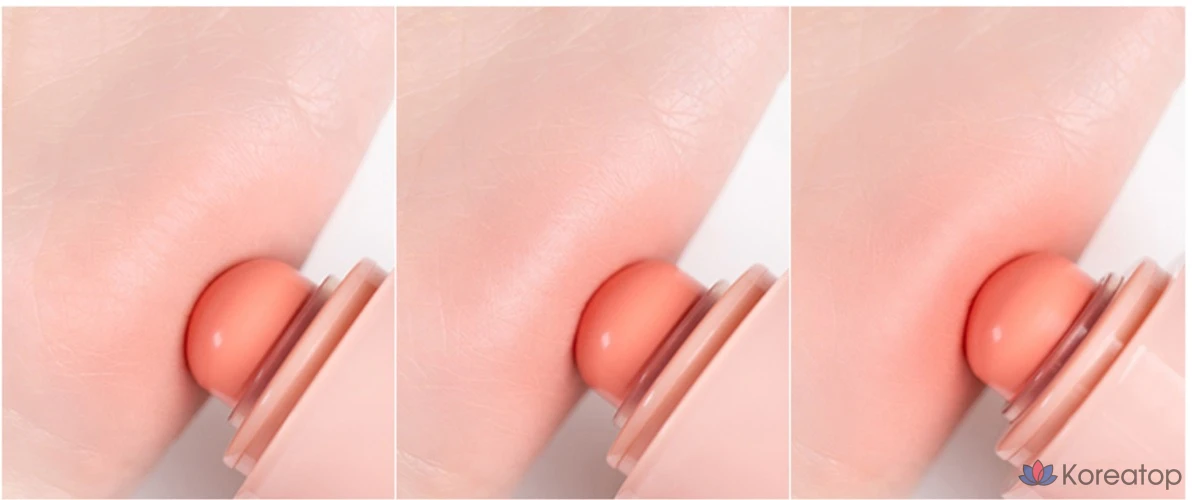 Румяна для губ и щек Vanillaco Romantic Blush, 3,7 г, 12 оттенков, персиковый мусс, 1 шт., фото 5