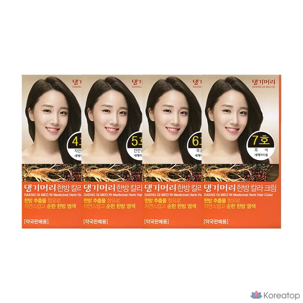 Крем-краска Danggi Meori Oriental Medicine, №7, 1 шт.