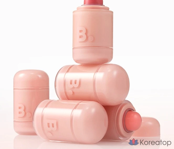 Румяна для губ и щек Vanillaco Romantic Blush, 3,7 г, 12 оттенков, персиковый мусс, 1 шт., фото 6