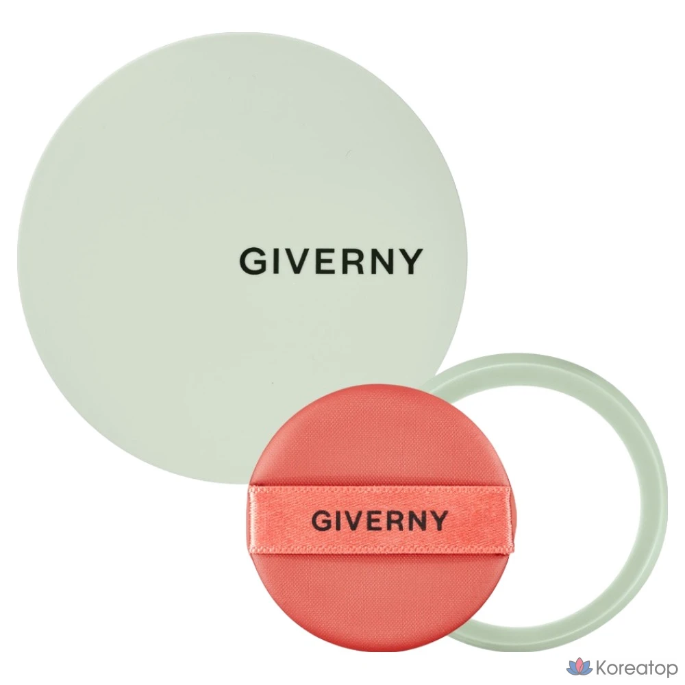 Тональный крем Giverny Close Cover Foundation Mini Portable 5 г, зеленый, 1 шт.