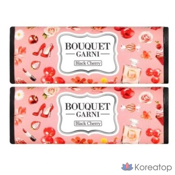 Ароматизатор для автомобильных вентиляционных отверстий Bouquet Garni, 7 г x 2 шт., 1 шт., Черная вишня