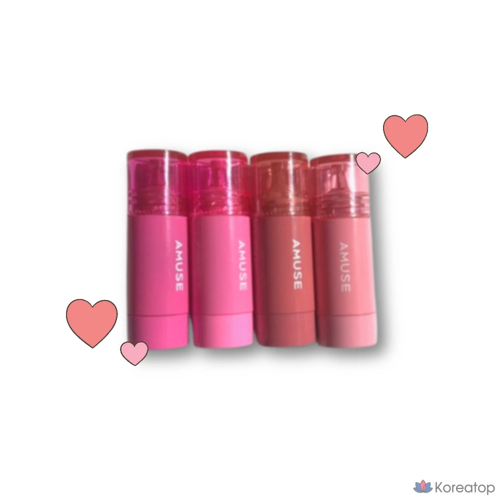 Лак для щек Amuse Cheek Tok Tok, № 7 Sunny Tok (винтажный розово-коралловый), 1 шт.