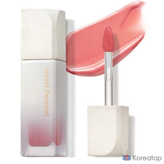 Оттенок Heart percent Dot On Mood Pure Glow Tint, № 01 Персиковый (коралловый), 1 шт.