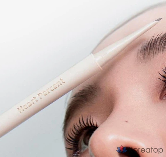 Коррекция бровей Heart percent Dot On Mood Edge & Flat Eyebrow, 0.1g, L1 Светло-коричневый, 1 шт., фото 5