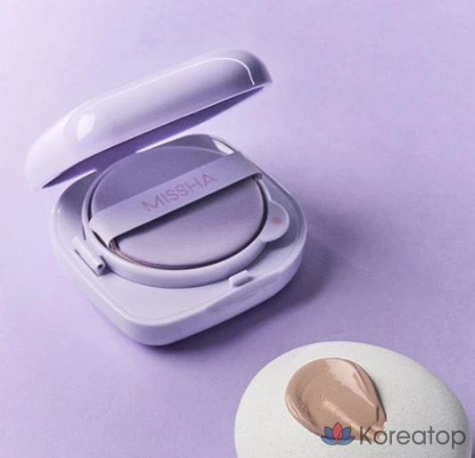 Тональный крем Missha Layering Fit Cushion Semi Glow, 15 г, 21 пара, 1 шт., фото 5