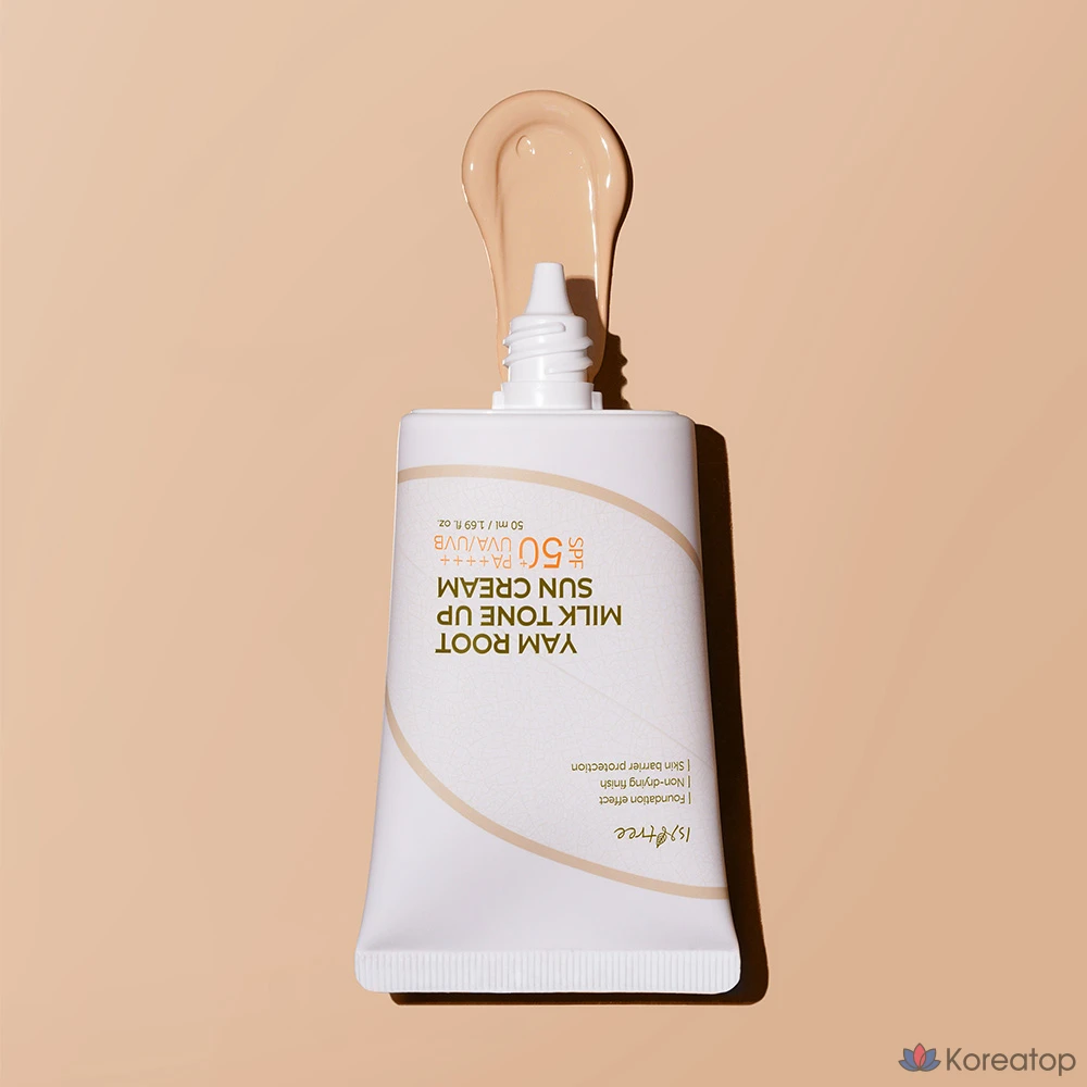 Солнцезащитный крем Isntree Yam Milk Tone-Up Sunscreen SPF50+ PA++++, 50 мл, 1 шт.