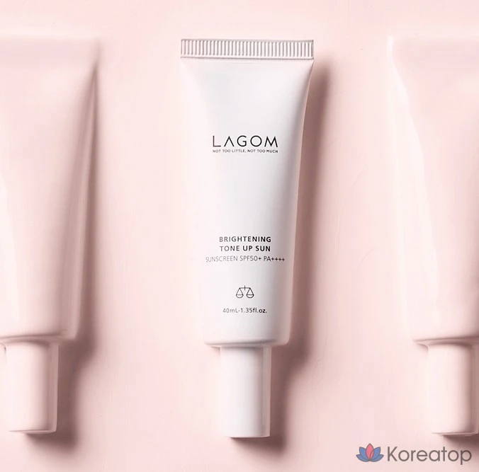 Солнцезащитный крем Lagom Brightening Tone-Up Sunscreen SPF50+ PA++++, 40 мл, 1 шт.