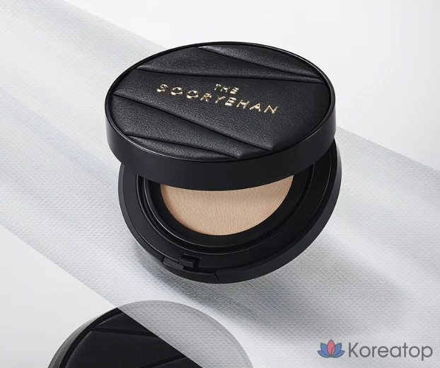 Сменный блок тонального крема Sooryehan The Black Tension Fit Mesh Cushion Foundation, 13 г, № 21, 1 шт., фото 7
