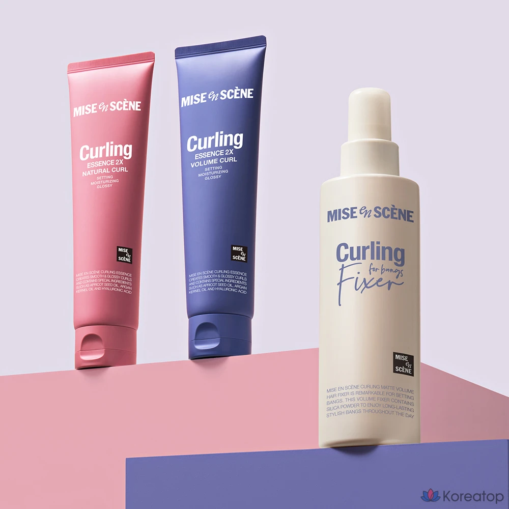 Фиксатор для объема и завивки волос Mise en Scene Curling Matte Volume Hair Fixer, 200 мл, 1 шт.