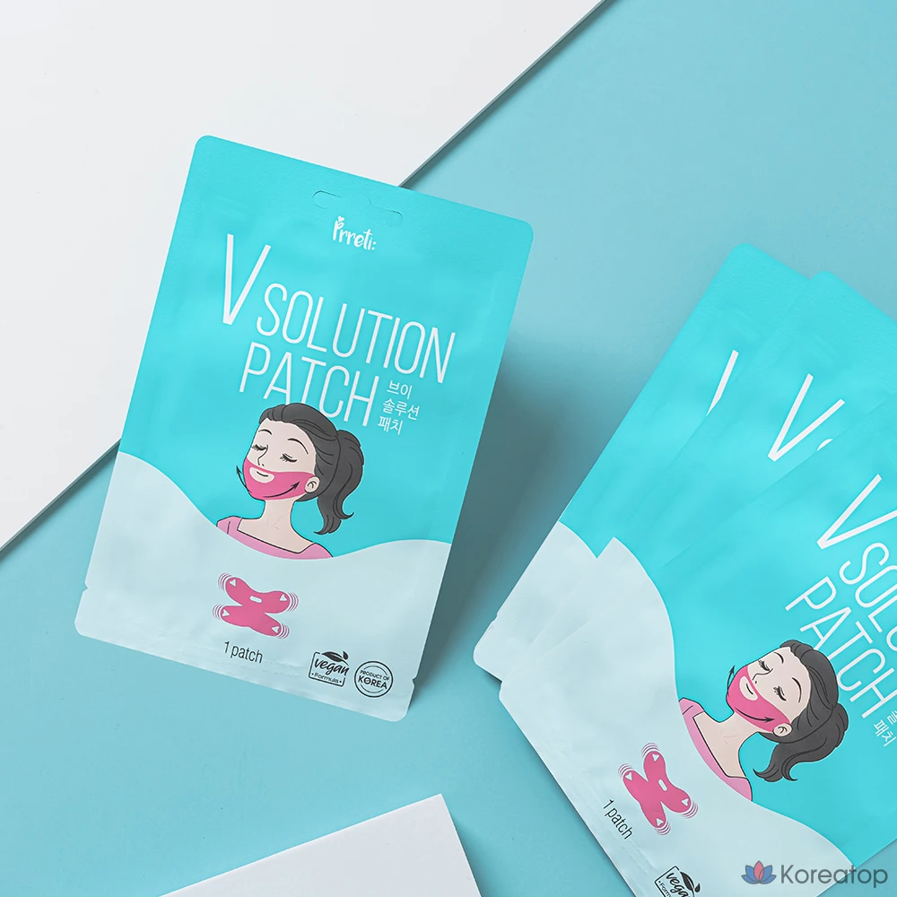 Пластыри Prreti V-Line Solution, 1 упаковка, 10 штук, фото 3