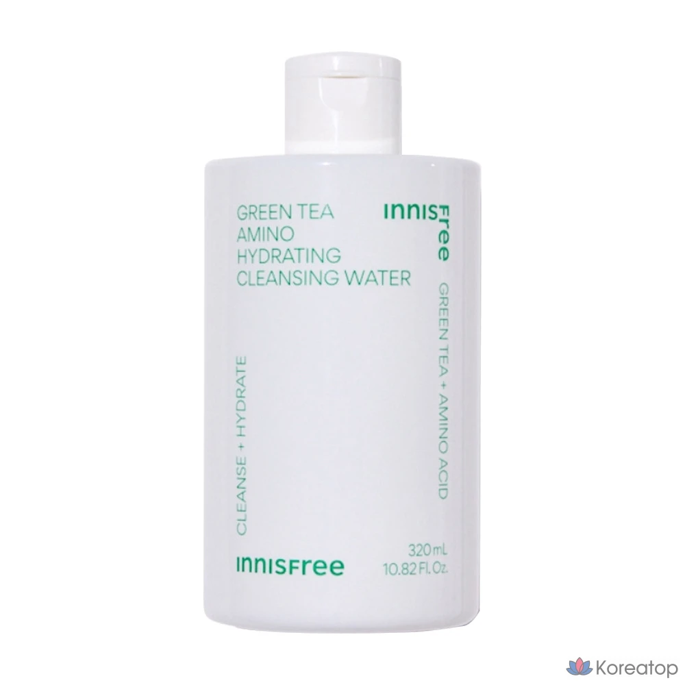 Очищающая вода Innisfree Green Tea Amino Moisture, 320 мл, 1 шт.