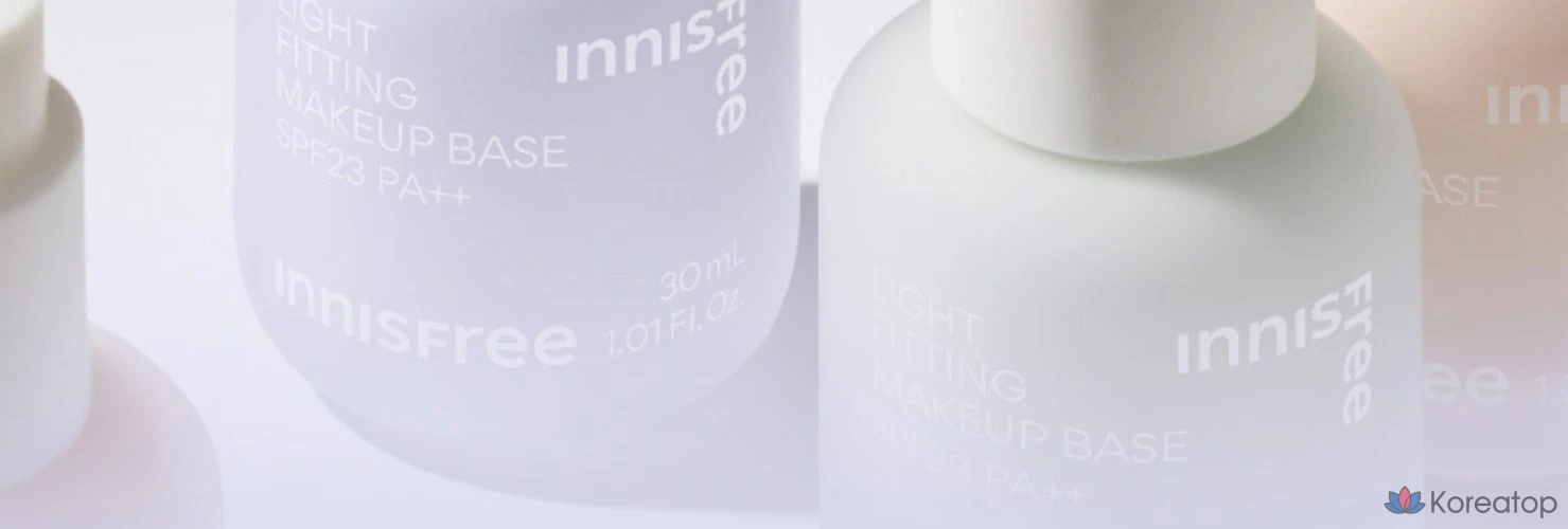 База под макияж Innisfree Light Fitting, 30 мл, 2 шт., зеленая, 1 шт., фото 6