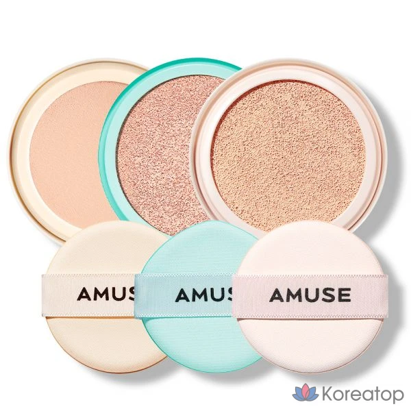 Сменный блок для веганской тональной подушечки Amuse, 1 шт.