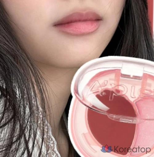 Бальзам для губ и щек A'Pieu Juicy Pang Mood Blending Lip & Cheek Balm 2.3g, 03 Berry Pig Balm, 1 шт., фото 4