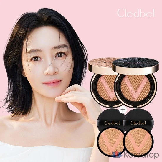 Тональный крем Glow Power Lift V Cushion, 1 основной продукт + 2 сменных блока, 1 шт.