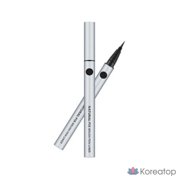 Подводка-кисть Missha Natural Fix Brush Pen Liner, черная, 0,6 г, 1 шт.