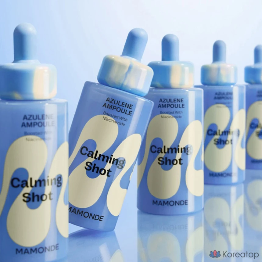 Успокаивающая ампула Mamonde Calming Shot Azulene Trace Moisture Ampoule, 50 мл, 1 шт.