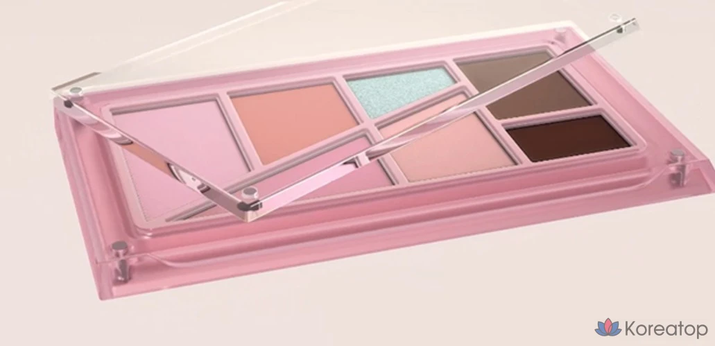 Палетка теней для век 3CE Layer It All Eye Palette, оттенок Pink Soda, 1 шт., фото 3