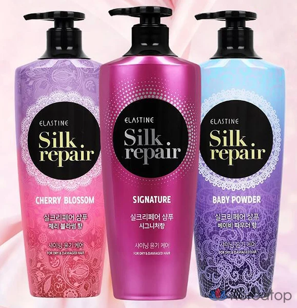 Кондиционер для волос Elastine Silk Repair Shining Cherry Blossom, 550 мл, 1 шт.
