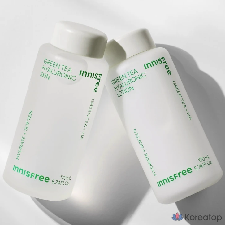 Innisfree Green Tea Hyaluronic Acid Skin, 170 мл, 1 шт.