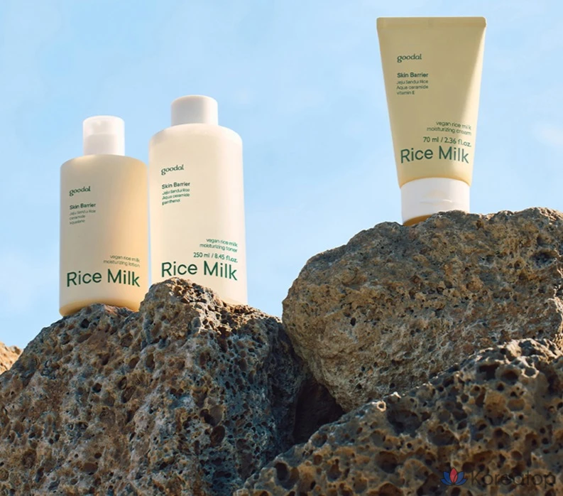 Увлажняющий крем Goodal на основе рисового молока, 70 мл, 1 шт.