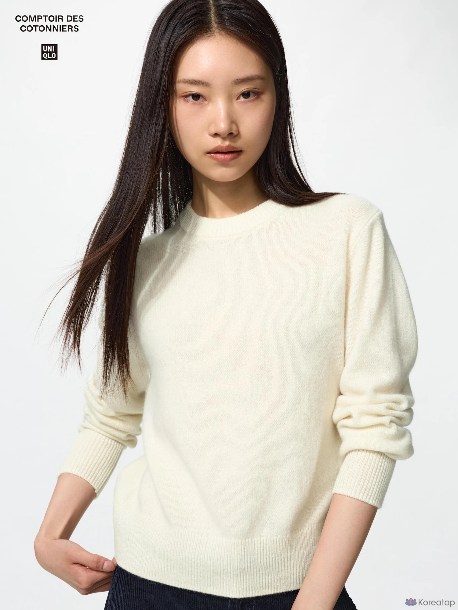 Свитер Uniqlo Lambswool Crew Neck
