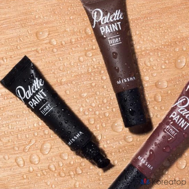 Гелевая подводка для глаз Missha Palette Paint, 6 г, черная, 1 шт.