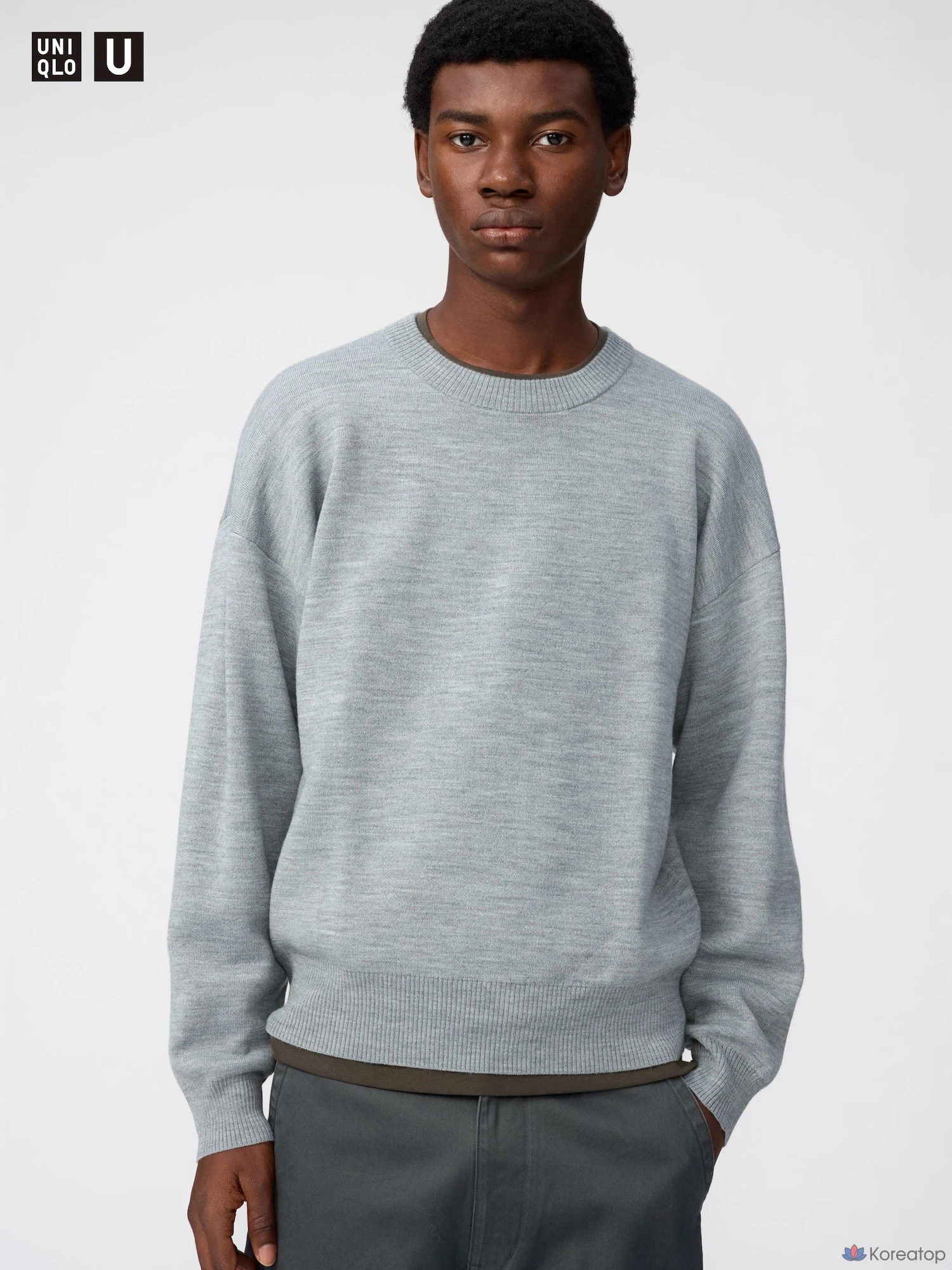 Свитер Uniqlo Double Face Crew Neck