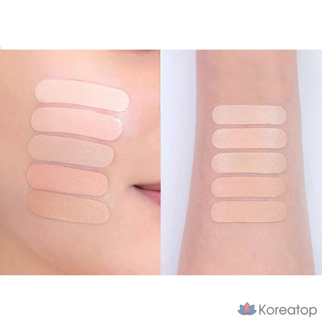 Тональная основа Age 20's Velvet Lasting Pact (14 г + набор сменных блоков 14 г), оттенок 21C светло-бежевый, 1 шт., фото 9