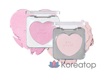 Румяна Etude House Heart Pop, 4 г, оттенок Frosty Petal, 1 шт., фото 3
