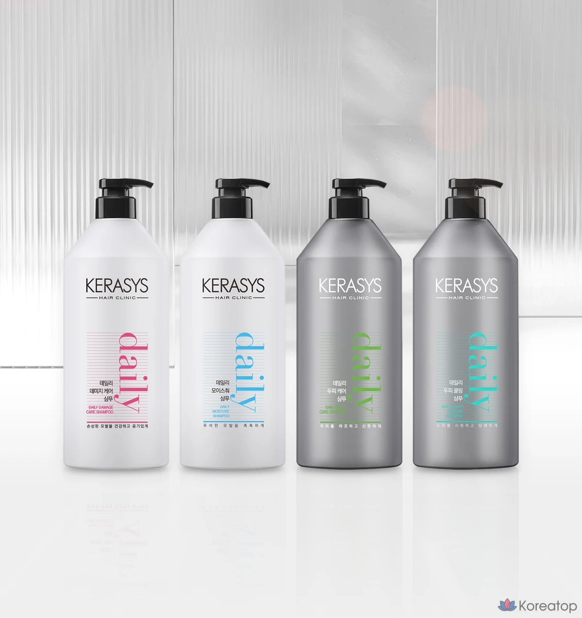 Охлаждающий шампунь для кожи головы KeraSys Daily, 1 шт., 1,5 л