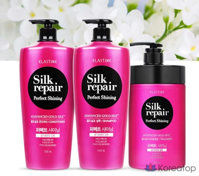 Шампунь Elastine Silk Repair, 550 мл, 1 шт., фото 3