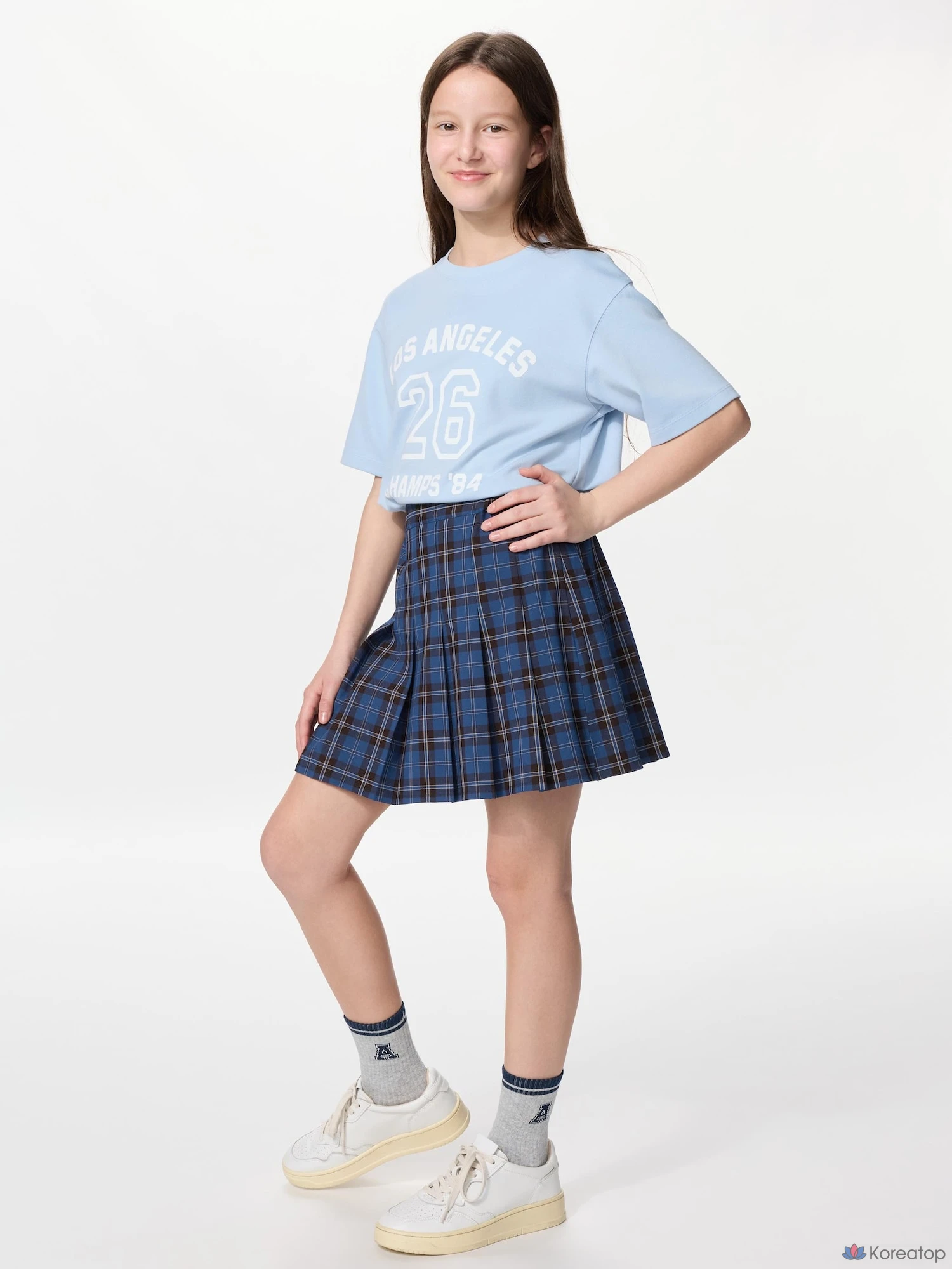 Юбка-шорты для девочек Uniqlo Pleated Mini Skorts A