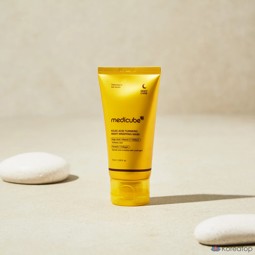Ночная обертывающая маска Medicube с койевой кислотой и куркумой, 1 шт., фото 5