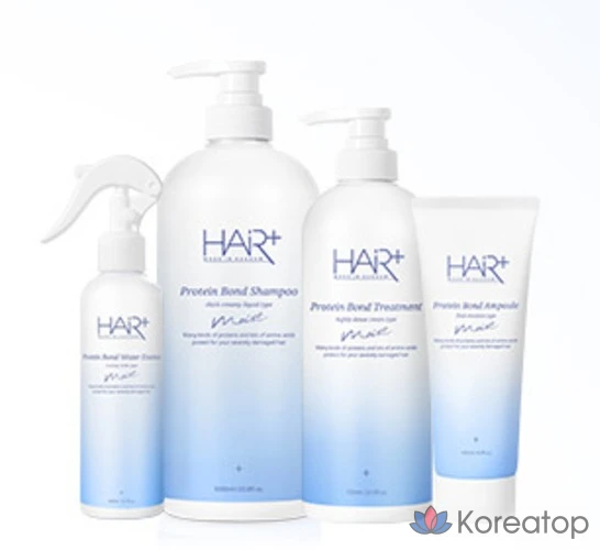 Увлажняющий шампунь Hair Plus Protein Bond с ароматом свежего цитрусового порошка, 1 л, 1 шт.